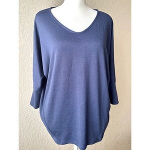 NWT Market & Spruce Liraven V Neck Dolman Knit Top - petite xs